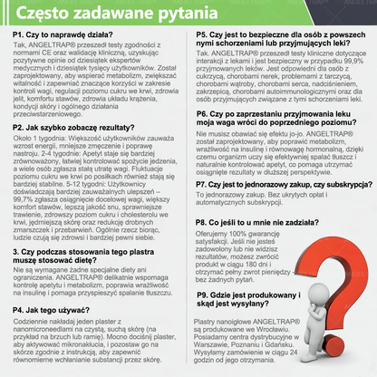 🧡ANGELTRAP® Moringa × Berberyna × AMPK 10-w-1 Wsparcie metaboliczne, plaster z nanotechnologią mikroigłową 🇵🇱(Wystarczy raz dziennie, widoczne efekty w 7 dni) ✅ Na otyłość, wiotką skórę, cukrzycę, bezdech senny, problemy ze stawami i wiele innych