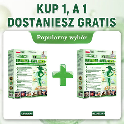 🧡ANGELTRAP® Moringa × Berberyna × AMPK 10-w-1 Wsparcie metaboliczne, plaster z nanotechnologią mikroigłową 🇵🇱(Wystarczy raz dziennie, widoczne efekty w 7 dni) ✅ Na otyłość, wiotką skórę, cukrzycę, bezdech senny, problemy ze stawami i wiele innych